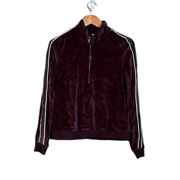 NWT! Fabletics Britt pullover. 1/4 zip & velour. - Picture 1 of 14